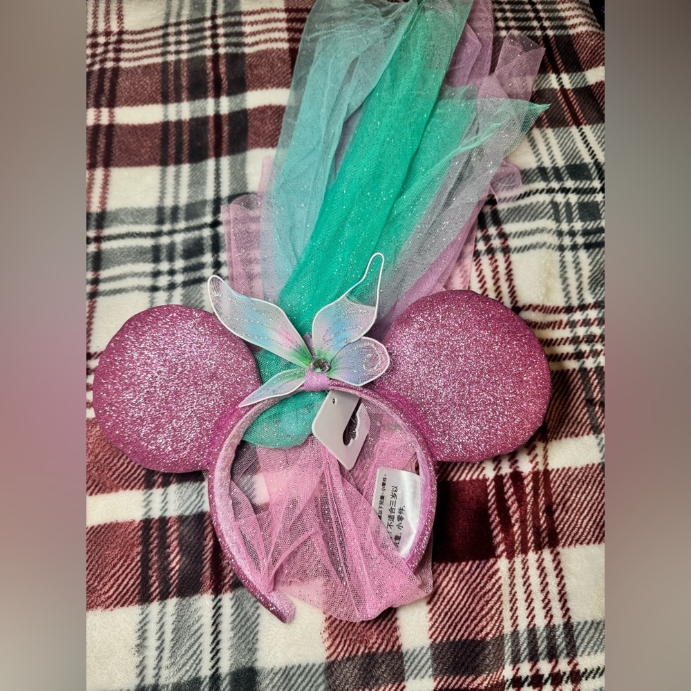Sparkly Mickey Minnie Mouse Ears Headband